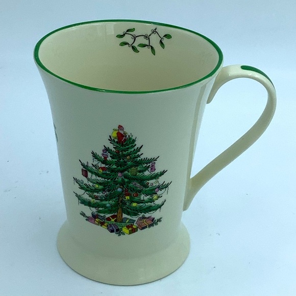 Spode Christmas Tree Footed Mug - Picture 1 of 6